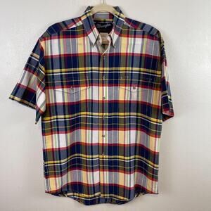 Wrangler Plaid Western Shirt SZ Medium
